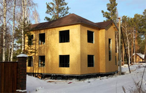 Строительство каркасных домов ЛСТК в Иркутске.